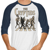 Cryptids Album - 3/4 Sleeve Raglan T-Shirt
