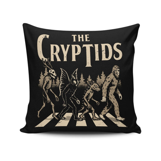 Cryptids Album - Throw Pillow