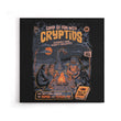 Cryptids Camp - Canvas Print