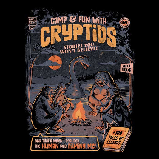 Cryptids Camp - Shower Curtain