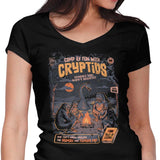 Cryptids Camp - Women's V-Neck