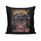 Cryptids Camp - Throw Pillow
