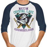 Crystal Lake Ducks - 3/4 Sleeve Raglan T-Shirt