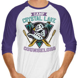 Crystal Lake Ducks - 3/4 Sleeve Raglan T-Shirt