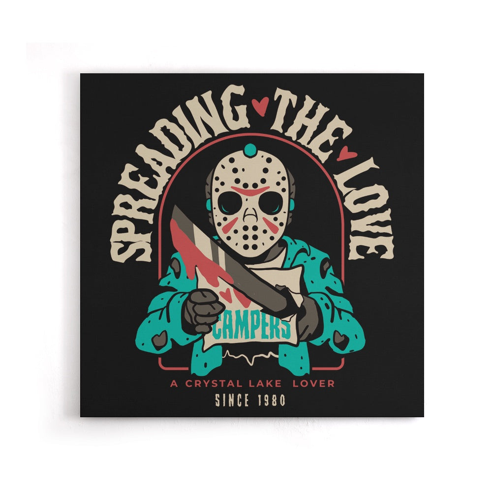 Crystal Lake Lover - Canvas Print