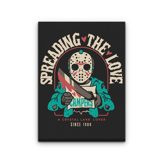 Crystal Lake Lover - Canvas Print