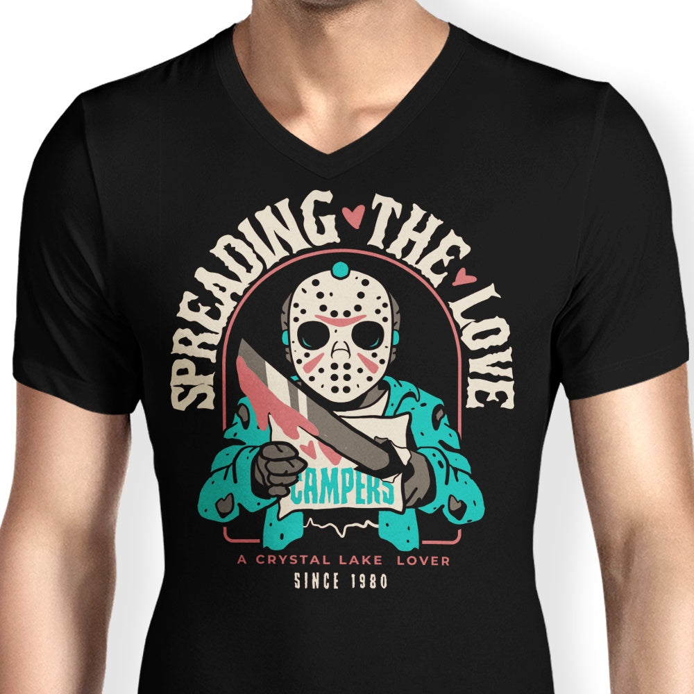 Crystal Lake Lover - Men's V-Neck