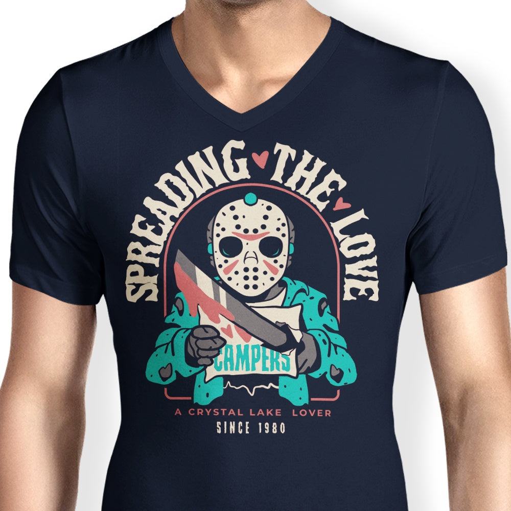 Crystal Lake Lover - Men's V-Neck