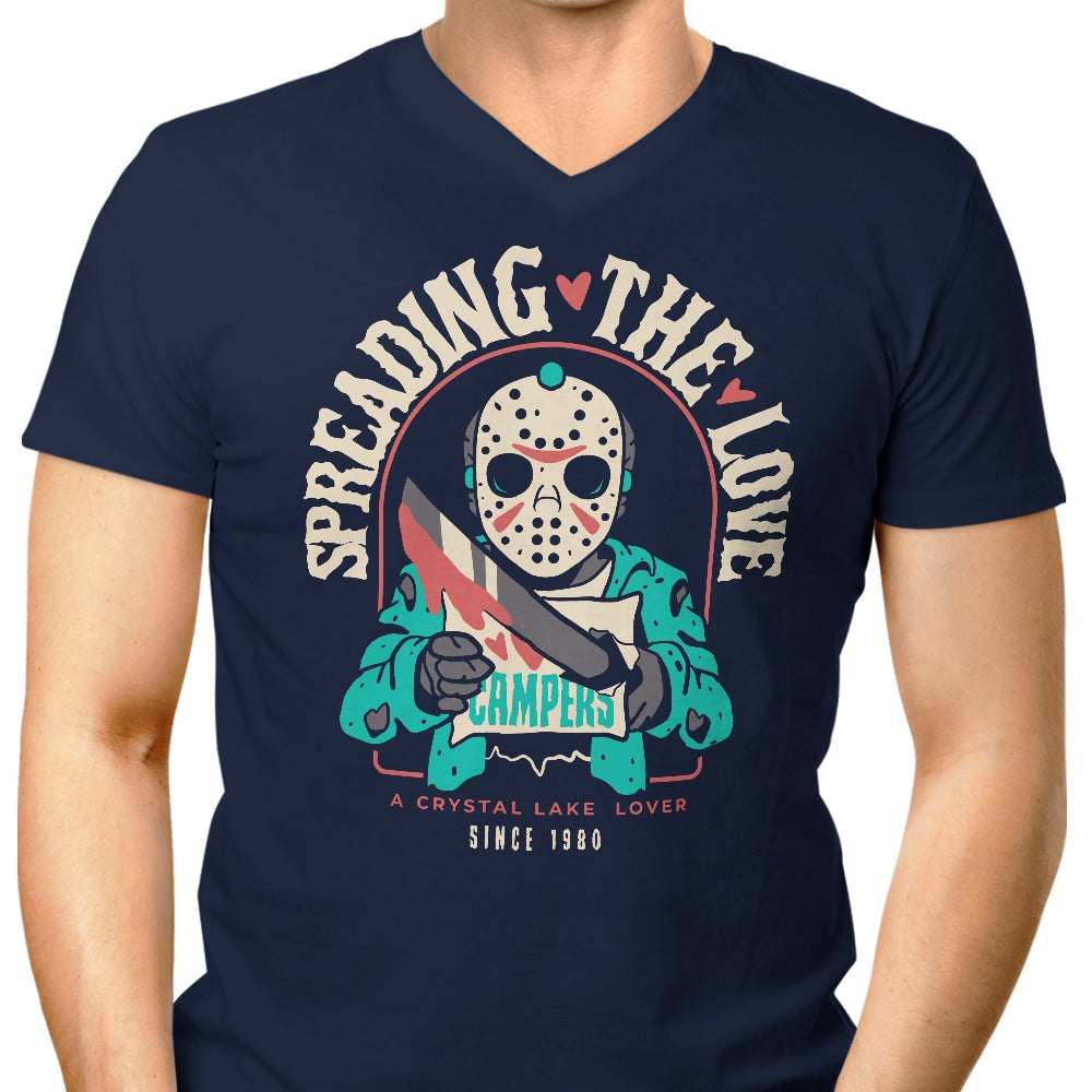 Crystal Lake Lover - Men's V-Neck