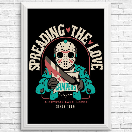Crystal Lake Lover - Posters & Prints
