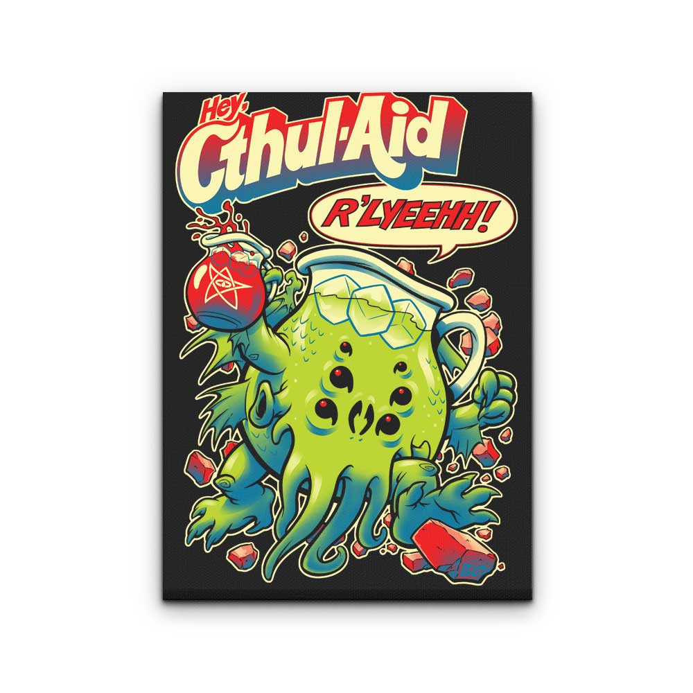 Cthul-Aid - Canvas Print