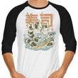 Cucumber Sushi Dragon - 3/4 Sleeve Raglan T-Shirt