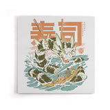 Cucumber Sushi Dragon - Canvas Print