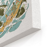 Cucumber Sushi Dragon - Canvas Print