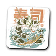 Cucumber Sushi Dragon - Coasters