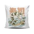 Cucumber Sushi Dragon - Throw Pillow