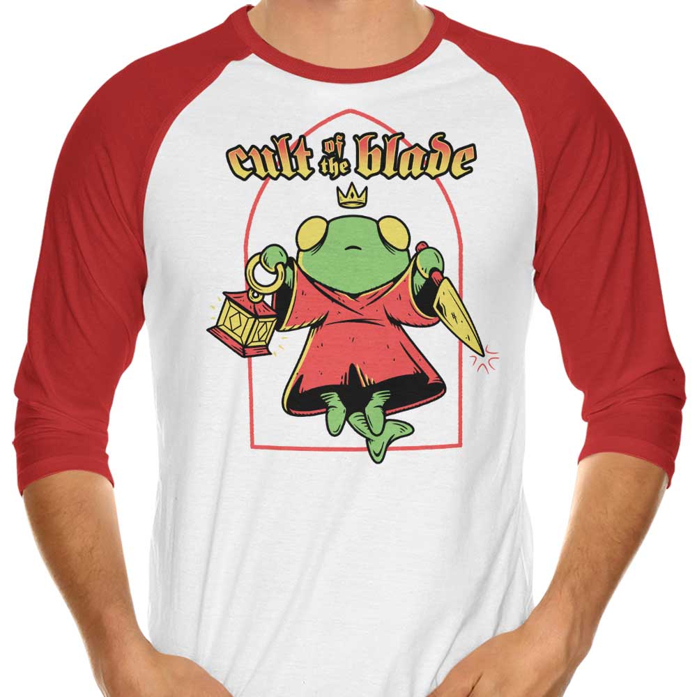 Cult of the Blade - 3/4 Sleeve Raglan T-Shirt
