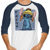 Cunning and Blue - 3/4 Sleeve Raglan T-Shirt