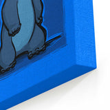 Cunning and Blue - Canvas Print