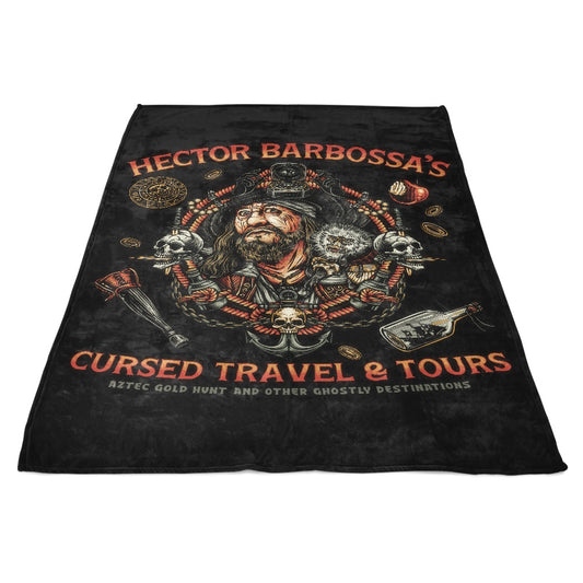 Cursed Travel and Tours - Fleece Blanket