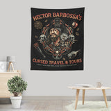 Cursed Travel and Tours - Wall Tapestry