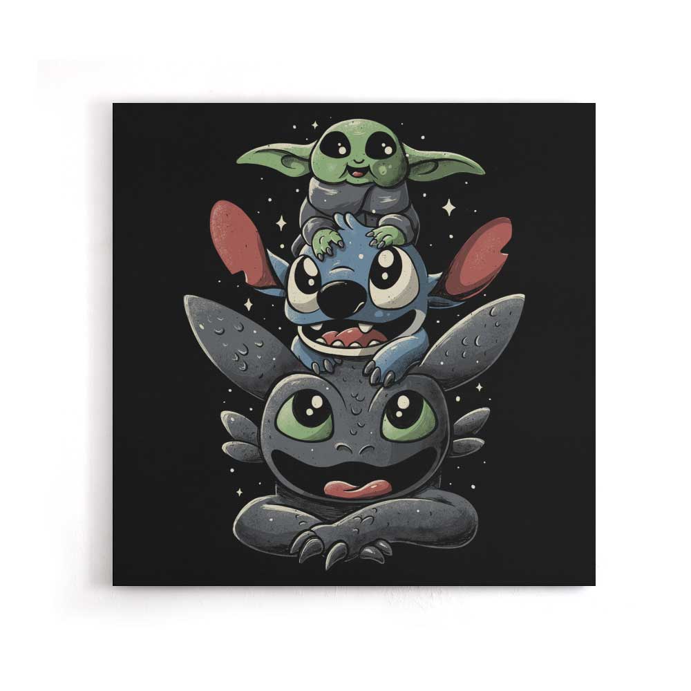 Cuteness Tower - Canvas Print