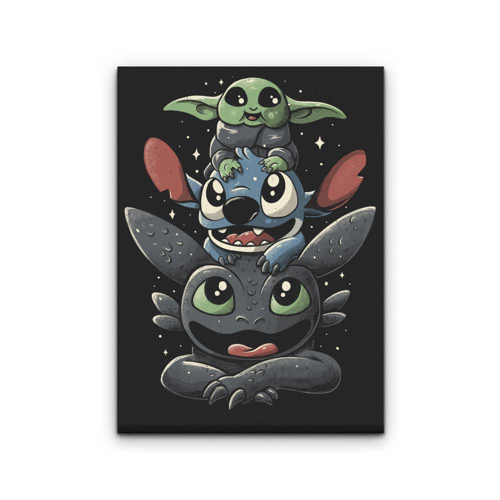 Cuteness Tower - Canvas Print