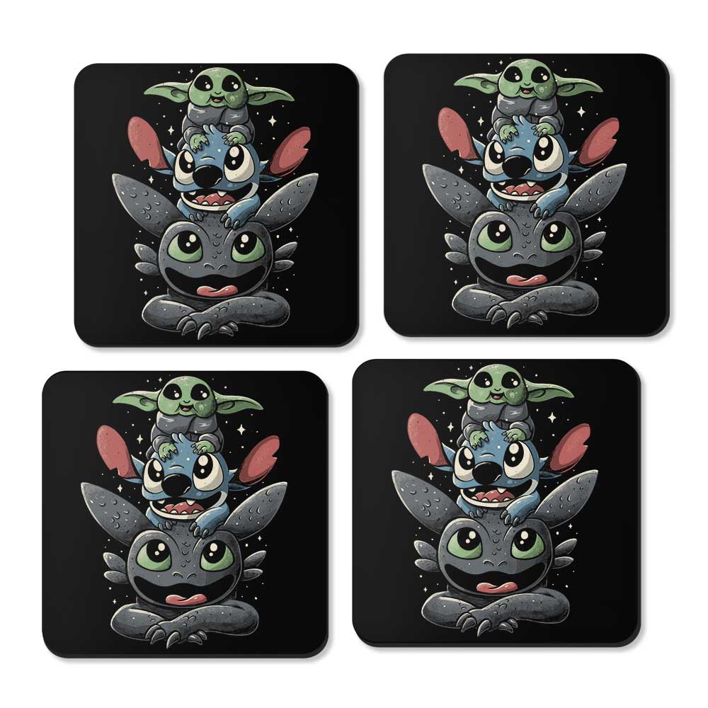 Cuteness Tower - Coasters