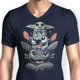 Cuteness Tower - Men's V-Neck