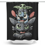 Cuteness Tower - Shower Curtain