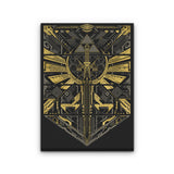 Cyber Hero Gold - Canvas Print