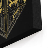 Cyber Hero Gold - Canvas Print