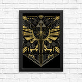 Cyber Hero Gold - Posters & Prints