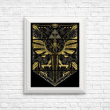 Cyber Hero Gold - Posters & Prints