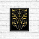 Cyber Hero Gold - Posters & Prints