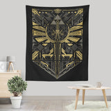 Cyber Hero Gold - Wall Tapestry