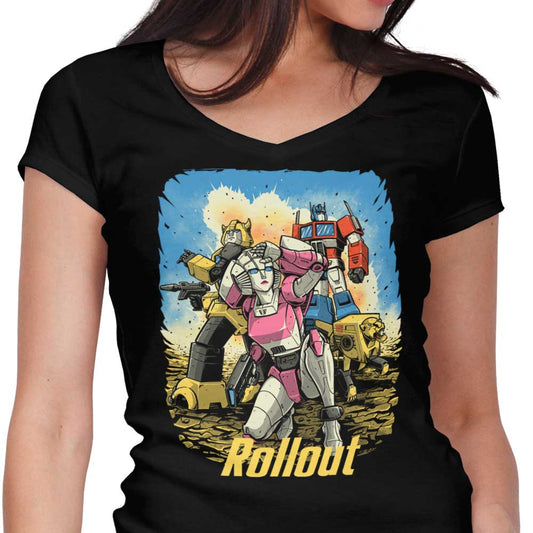 Cyber Wasteland - Women's V-Neck