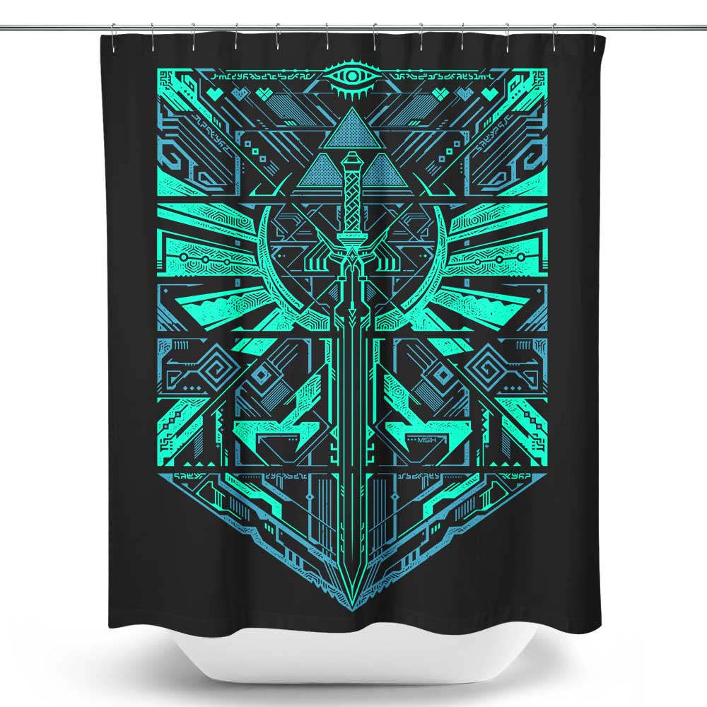 Cyber Z Hero - Shower Curtain
