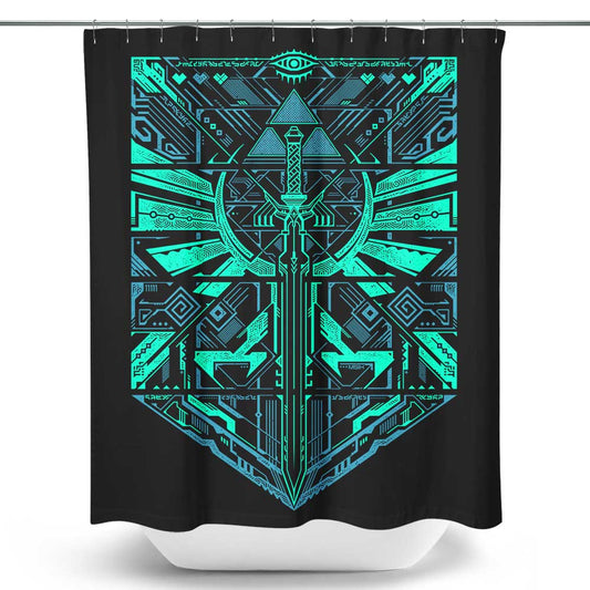 Cyber Z Hero - Shower Curtain