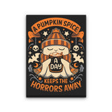 Daily Pumpkin Spice - Canvas Print