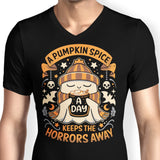 Daily Pumpkin Spice - Men's V-Neck