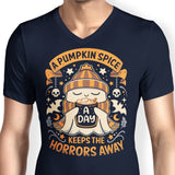Daily Pumpkin Spice - Men's V-Neck