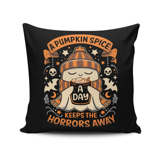 Daily Pumpkin Spice - Throw Pillow
