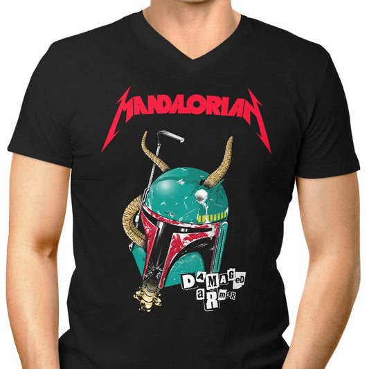 Damaged Armor - Men's V-Neck
