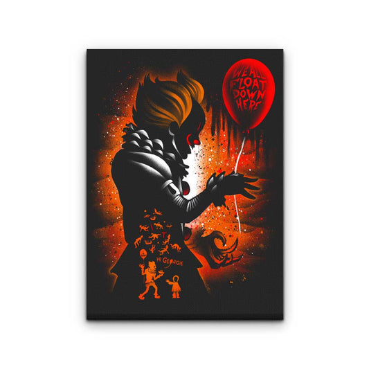 Dancing Clown - Canvas Print