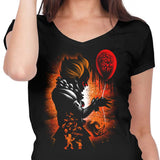 Dancing Clown - Women's V-Neck