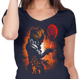 Dancing Clown - Women's V-Neck