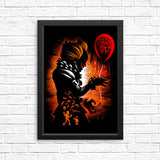Dancing Clown - Posters & Prints
