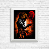 Dancing Clown - Posters & Prints