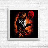 Dancing Clown - Posters & Prints